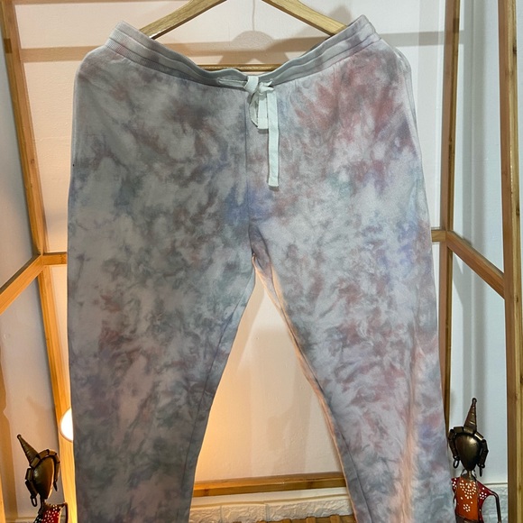 THE DROP Multi Tie Dye Fleece Drawstring Sweatpants Jogger’s. Size-M - Picture 7 of 10